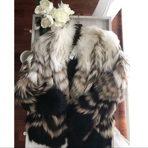 NEW WITH TAGS! LIMITED EDITION Theory fur jacket!
